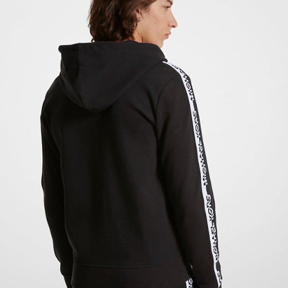 Michael Kors Logo Tape Cotton Blend Zip-Up Hoodie size XXL OF451X95MF - Picture 12 of 12